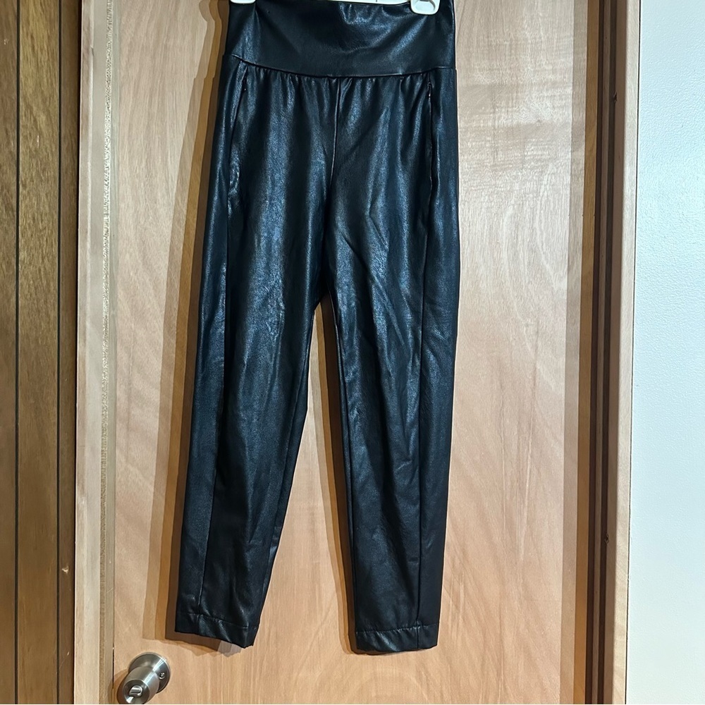 Commando small Black Faux Leather Leggings